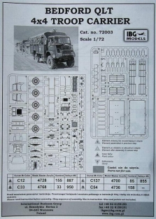 IBG72003  BEDFORD QLT 4x4 Troop Carrier