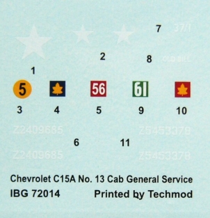 IBG72014  CHEVROLET C15A No.13 Cab General Service (2C1 all ste