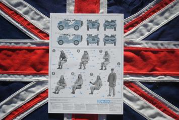 Dragon 6931 80th Anniversary SAS Desert Raiders 3 Patrol Vehicles with Commander & 6 Crews