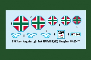 HBB82477  Hungarian Light Tank 38M Toldi I (A20)