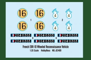 HBB82489  French EBR-10 Wheeled Reconnaissance Vehicle