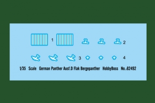 Hobby Boss 82492  German Panther Ausf.D Flak Bergepanther