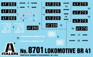 Italeri 8701 LOKOMOTIVE BR 41