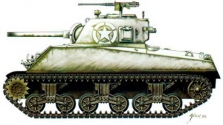 AMF99014  SHERMAN M4A3 75mm