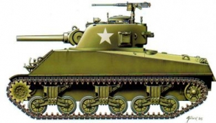 AMF99015  SHERMAN M4A3 105mm