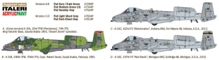 Italeri 1376 A-10 A/C Thunderbolt II 