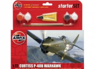 Airfix  A55101 Curtiss P-40B Warhawk Starter Set (leverbaar 2012)