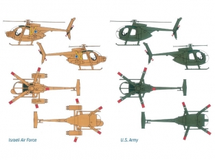 Italeri 017 AH-6 Night Fox