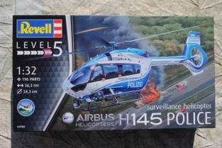Revell 04980 AIBUS H145 POLICE Surveillance Helicopter