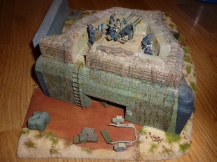 Italeri 6091  AT / AA BUNKER complex/diorama D-Day WO2