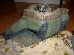 Italeri 6091  AT / AA BUNKER complex/diorama D-Day WO2