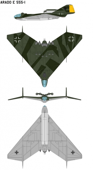 EDMP-10 Arado Ar E555 Luftwaffe Bomber