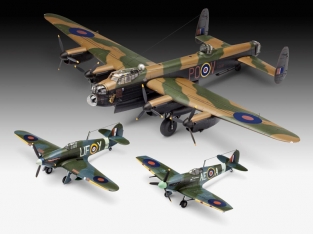 Revell 05696 BRITISH LEGENDS Hurricane Mk.IIb / Spitfire Mk.Vb / Lancaster Mk.III