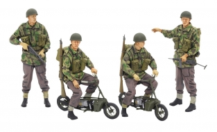 Tamiya 35337 BRITISH PARATROOPERS with SMALL MOTORCYCLE