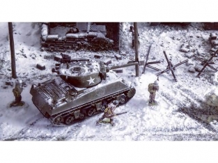 Italeri 6113 Bastogne December 1944 diorama set