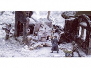 Italeri 6113 Bastogne December 1944 diorama set