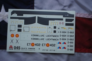 Italeri 0045 CH-47D Chinook Klu 'radar nose' 