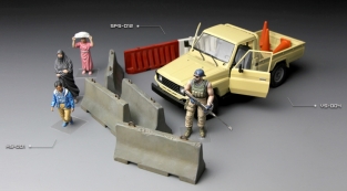 Meng SPS-012 CONCRETE & PLASTIC BARRIER SET