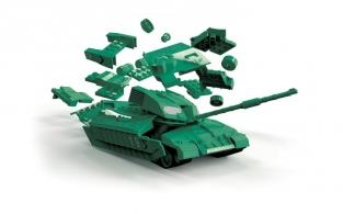 Airfix J6022 QUICK BUILD Challenger tank