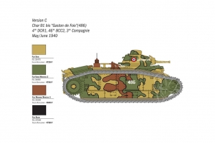 Italeri 15766 Char B1 bis