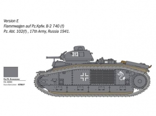 Italeri 15766 Char B1 bis