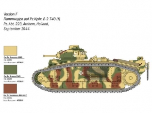 Italeri 15766 Char B1 bis