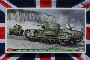 Hasegawa 30043 Churchill Mk.I/II & Daimler Mk.II 