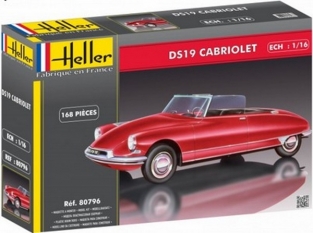 Heller 80796 Citroën DS19 CABRIOLET