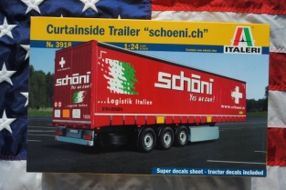 Italeri 3918 Curtainside Trailer 