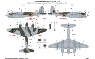 Airfix A03019a DE HAVILLAND MOSQUITO NF.Mk.II / FB.Mk.VI / FB.Mk.XVIII