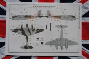 Airfix A03019a DE HAVILLAND MOSQUITO NF.Mk.II / FB.Mk.VI / FB.Mk.XVIII