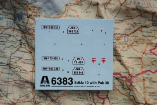 Italeri 6383  DEMAG with PAK 38 gun