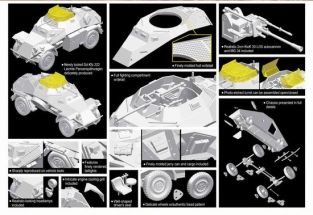 DML7393  Sd.Kfz.222 Leichte Panzerspähwagen