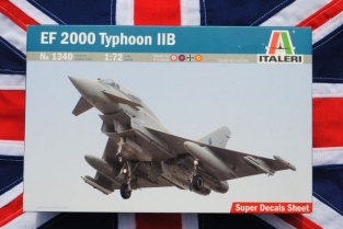 Maquette Avion EF 2000 Typhoon Italeri - Échelle 1/72, Biplace