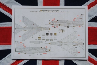 Airfix A05042A ENGLISH ELECTRIC LIGHTNING F.6