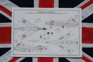 Airfix A05042A ENGLISH ELECTRIC LIGHTNING F.6