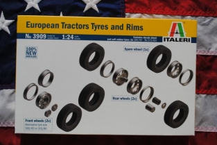 Italeri 3909 European Tractors Tyres and Rims