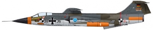 Hasegawa 01987  F-104G STARFIGHTER 
