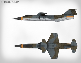 Hasegawa 01987  F-104G STARFIGHTER 