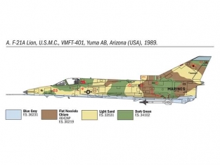 Italeri 1397 F-21A Lion / Kfir C.1