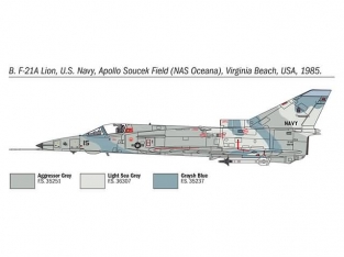 Italeri 1397 F-21A Lion / Kfir C.1