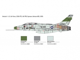 Italeri 1398 F100F Super Sabre