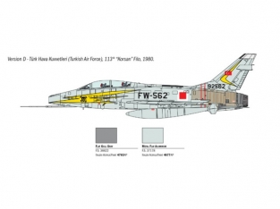 Italeri 1398 F100F Super Sabre