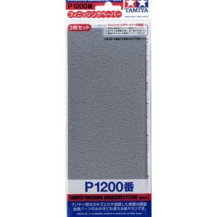 Tamiya 87058 FINISHING ABRASIVES P1200