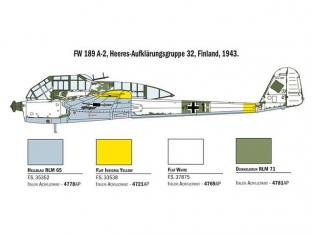 Italeri 1404 Focke Wulf Fw 189 A-1 / A-2