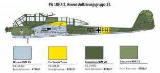 Italeri 1404 Focke Wulf FW 189 A-1 / A-2