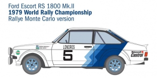 Italeri 3655 Ford Escort RS 1800 Mk.II