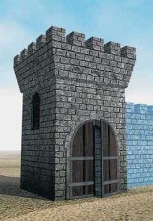 Zvezda 8509 Fortress Additional Parts STONE TOWER with GATE 