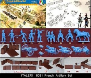 Italeri 6031  French Artillery Set 1815