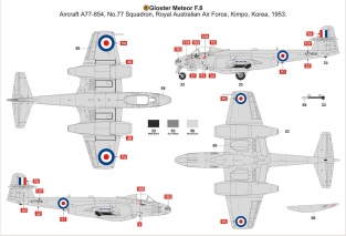 Airfix A09184 GLOSTER METEOR F.8 KOREA